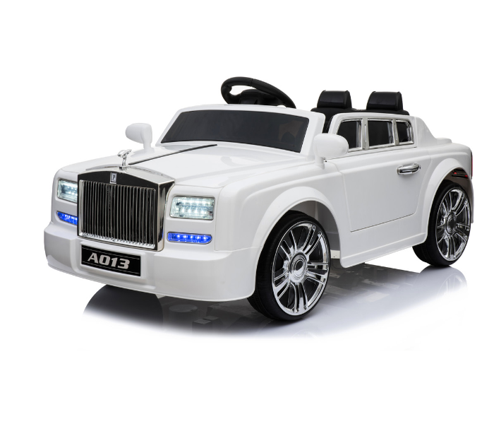 Babylove 29-013A Fc-Rolls Royce Rechargable Car With Remote And 2motor Music And Light- White - Zoom Image 4