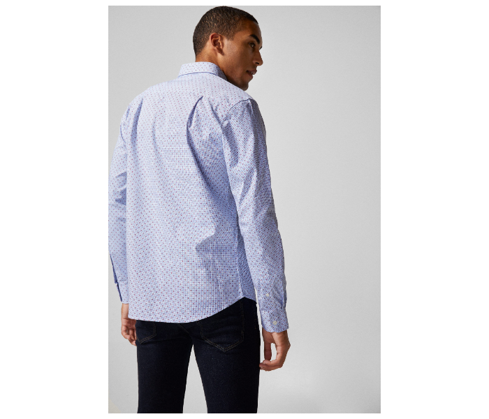 Springfield AW18 Long Sleeve Stripped Business Shirt Small For men - Blue - Zoom Image 4