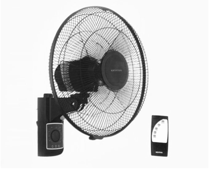 Krypton KNF5242 16 Inches Wall Fan with Remote Black - Zoom Image