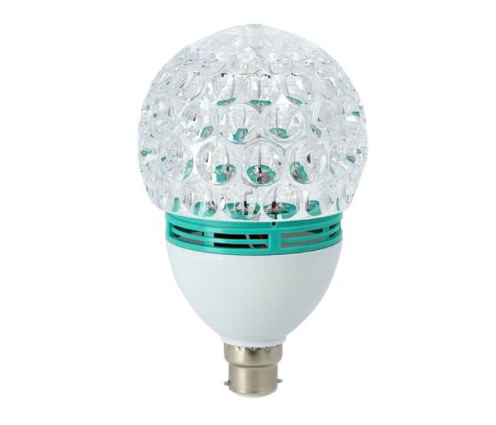 Krypton KNESL5364 3X1W RGB Rotating Disco Led Bulb - White - Zoom Image 1