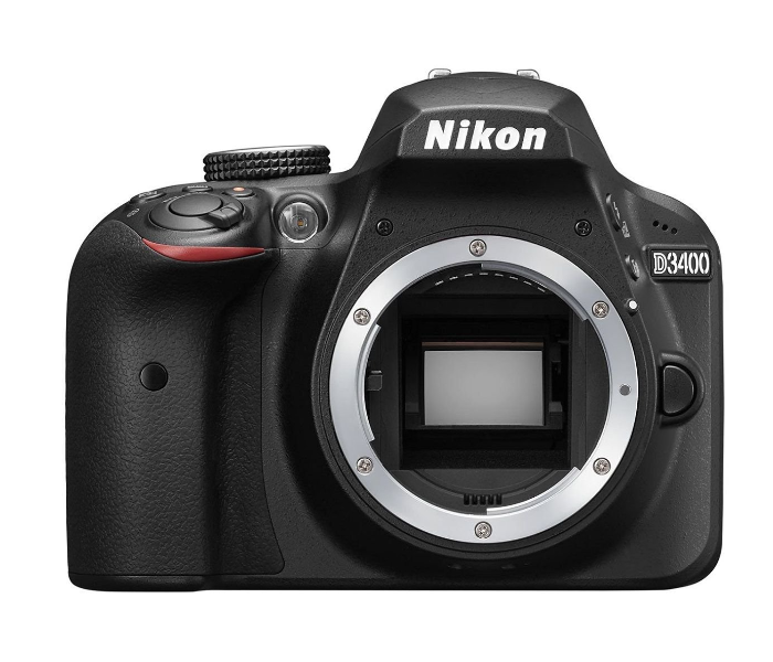 Nikon D3400 16MP DSLR Camera Body - Black - Zoom Image 1