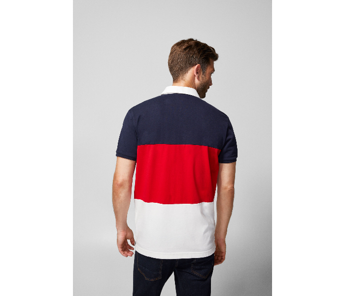 Springfield AW18 Polo Fancy T-Shirt Large For Mens - Blue And Red - Zoom Image 4