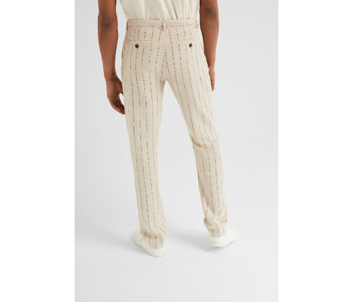 Springfield SS19 Stripped Sport Trouser Chinos EU 42 For Men - Ivory - Zoom Image 4