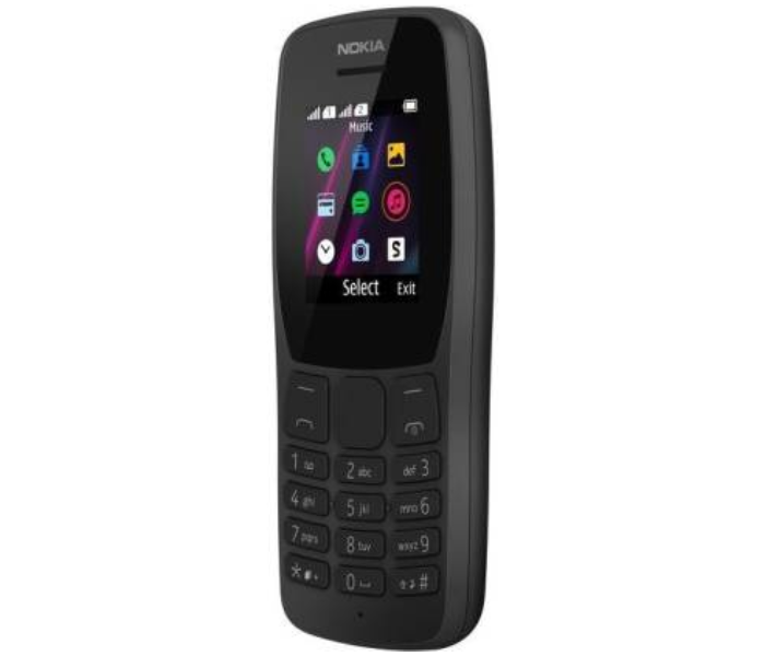 Nokia 110 Dual Sim 2G Mobile Phone - Black - Zoom Image 4