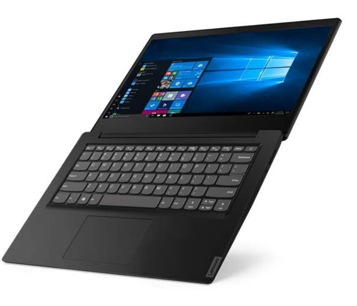 Lenovo 81UV0021AX Ideapad S145 Clamshell Laptop 4GB RAM 128GB SSD 14 Inch HD Integrated AMD Radeon Vega 3 Graphics AMD Ryzen R3-3200U Windows 10 – Granite Black - Zoom Image 1