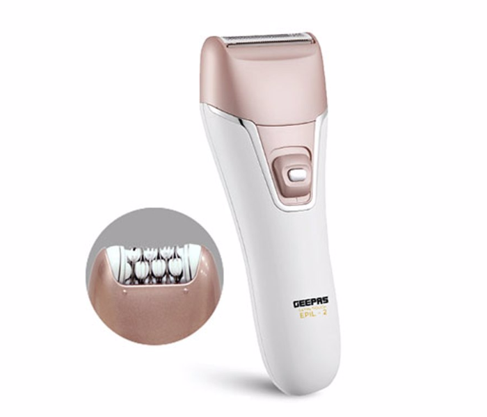 Geepas GLE86034 Satin Touch Epilator With Waterproof Protection - Beige - Zoom Image 2