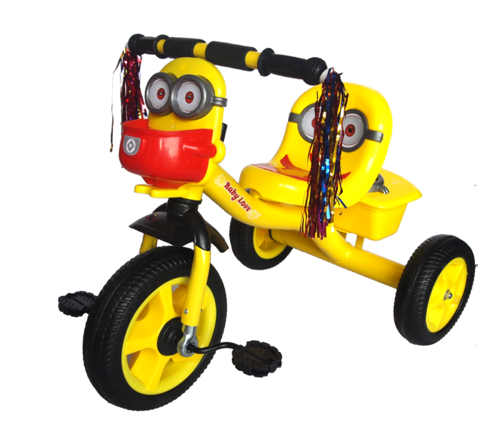 Babylove 25-309 Baby love Children Tricycle - Yellow - Zoom Image