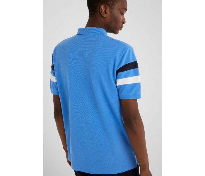 Springfield SS19 Basic Slim Fit Polo T-Shirt Medium For Men - Blue - Zoom Image 2