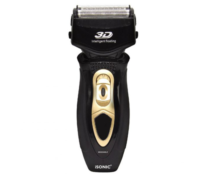 Isonic iH 845 Rechargeable And Washable Men Shaver - Black - Zoom Image 1