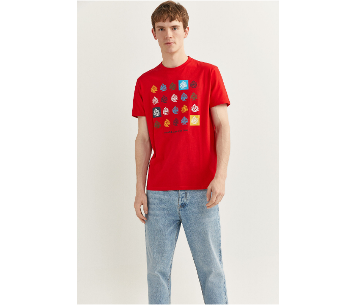 Springfield SS20 SPF Short Sleeve T-Shirt Medium - Red - Zoom Image 3