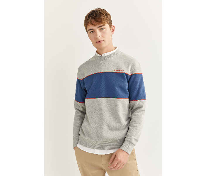 Springfield SS20 Knitwear Sweatshirt Medium - Blue and Grey - Zoom Image 2