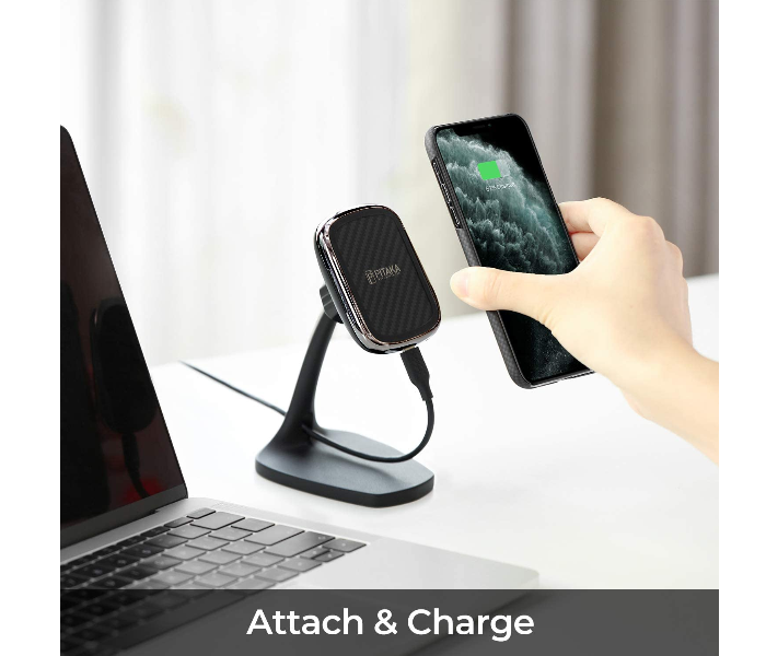 Pitaka MagEz Mount Qi Smartphone Charging Stand - Black - Zoom Image 2