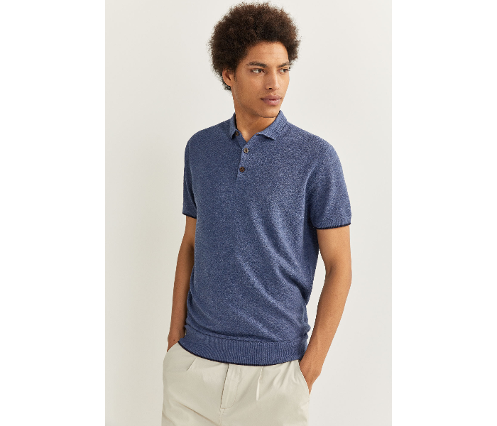 Springfield SS2O Polo T-Shirt Medium For Men - Medium Blue - Zoom Image 1