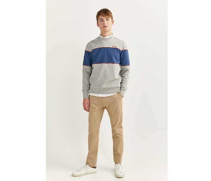 Springfield SS20 Knitwear Sweatshirt Large - Blue and Grey - Zoom Image 1