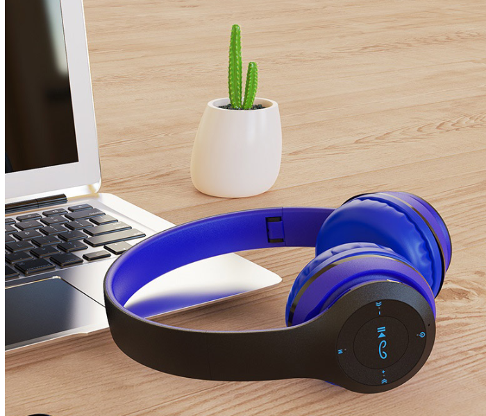 Borofone B04 Wireless Headphone Charming Rhyme - Blue - Zoom Image 2