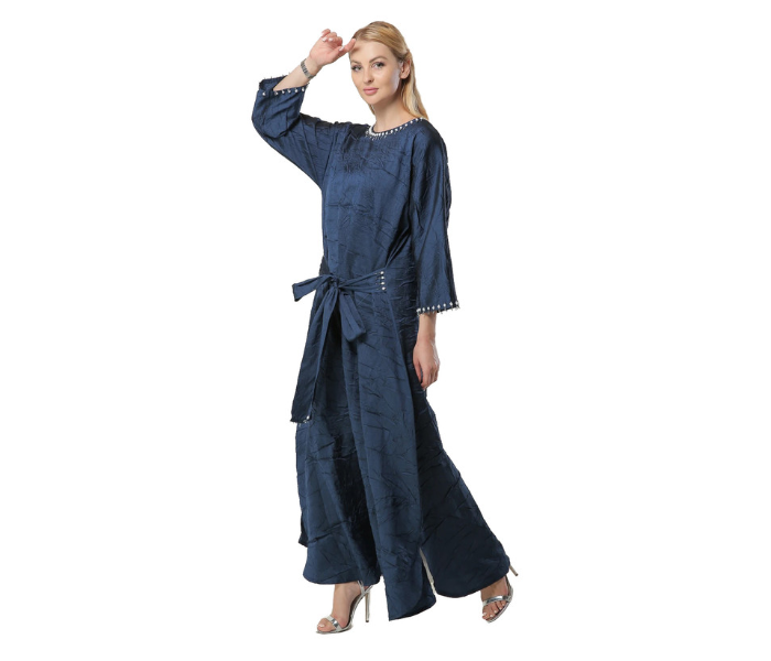 Moistreet Medium Navy Kaftan - Zoom Image 3