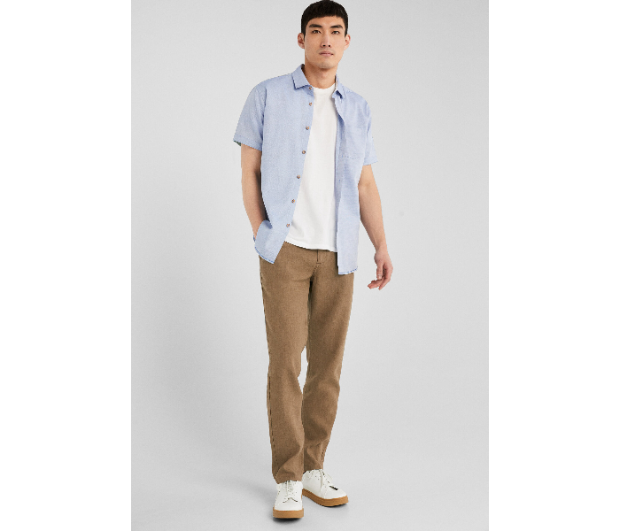 Springfield SS19 Solid Sport Trouser Chinos EU 50 For Men – Tan - Zoom Image 1