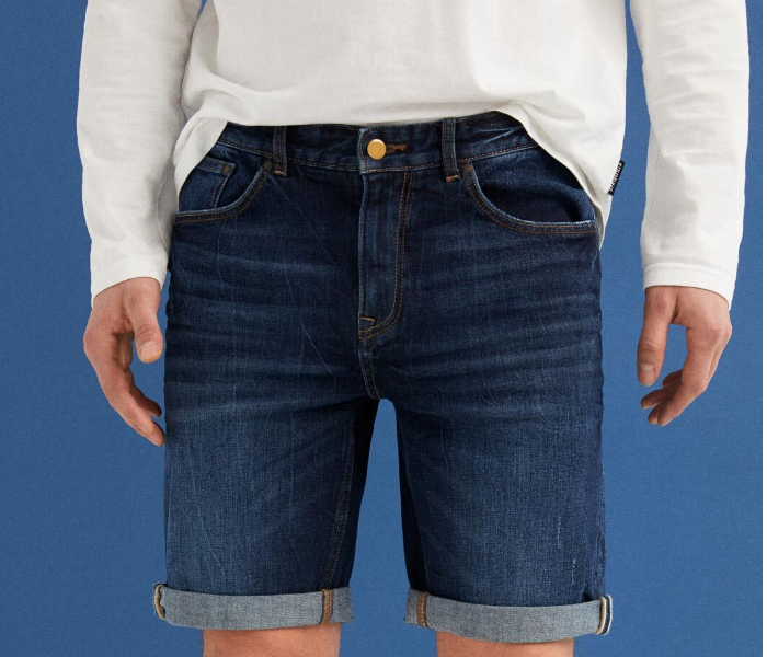 Springfield Denim Bermudas EU 38 - Dark Blue - Zoom Image 3