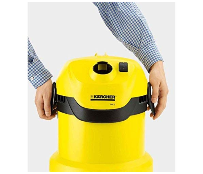 Karcher WD2 1000Watts Wet and Dry Vacuum Cleaner - Black and Yellow - Zoom Image 5