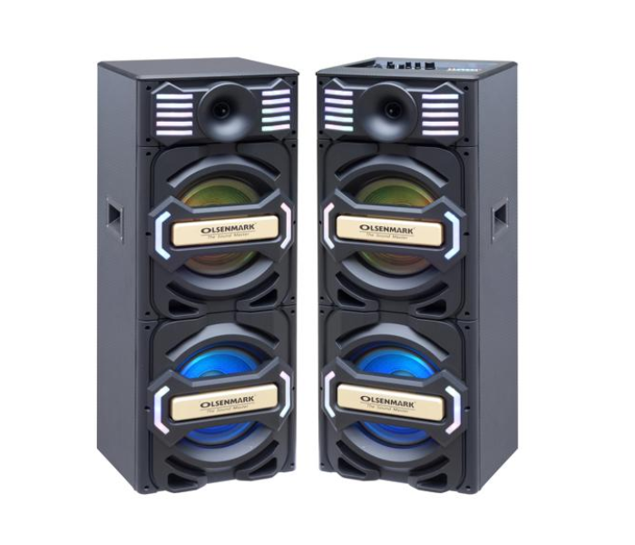 Olsenmark OMMS1184 2.0 Ch Professional Speaker - Black and Blue - Zoom Image 1