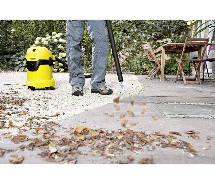 Karcher WD3 1000Watts Wet and Dry Vacuum Cleaner - Black and Yellow - Zoom Image 8