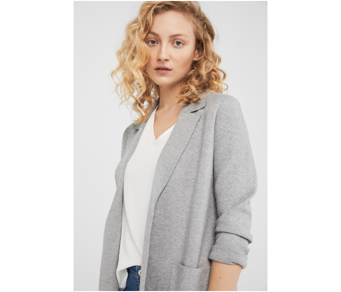 Springfield SS19 Cardigan Tricot Medium For Women - Grey - Zoom Image 3