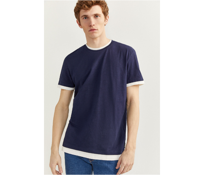 Springfield SS20 SPF Short Sleeve T-shirt Small - Blue and White - Zoom Image 1