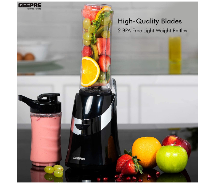 Geepas GSB44020 Personal Blender Smoothie Milkshake Maker - Transparent - Zoom Image 9