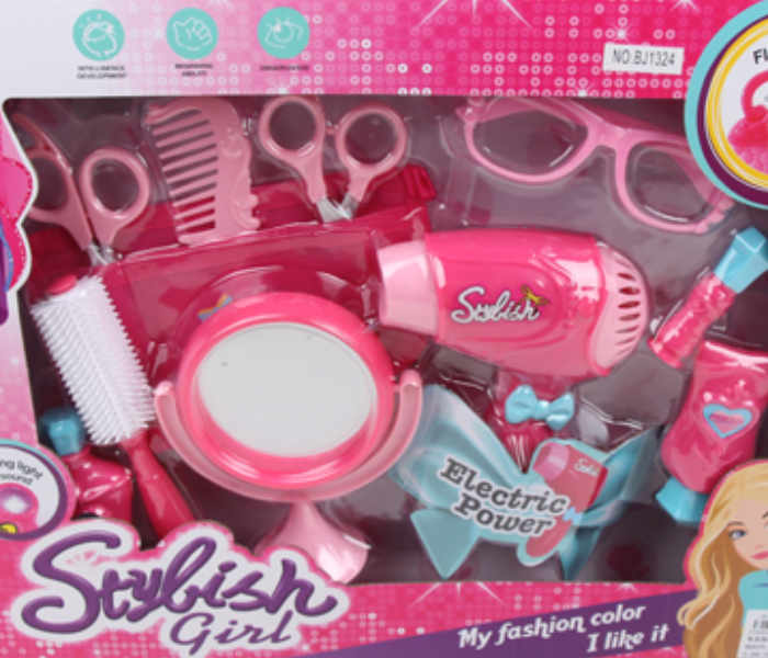 Basmah 18-1723104 Stylish Girl Playset - Pink - Zoom Image