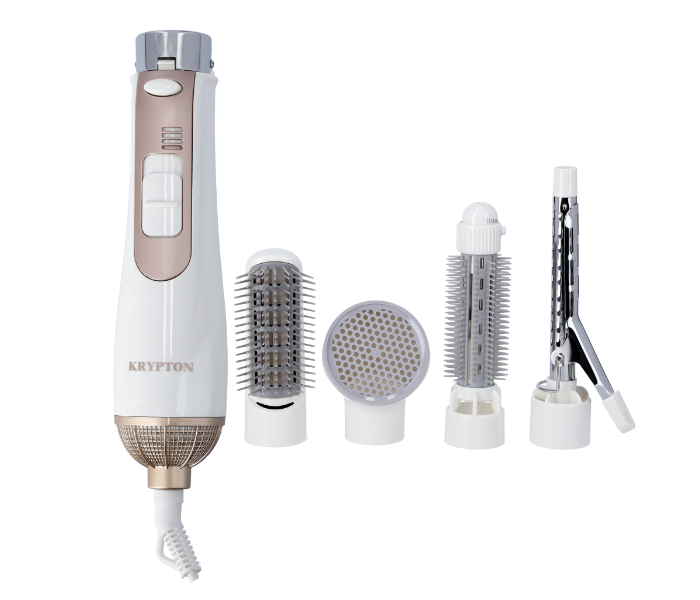 Krypton KNH6052 5 in 1 Hair Styler - White - Zoom Image 1