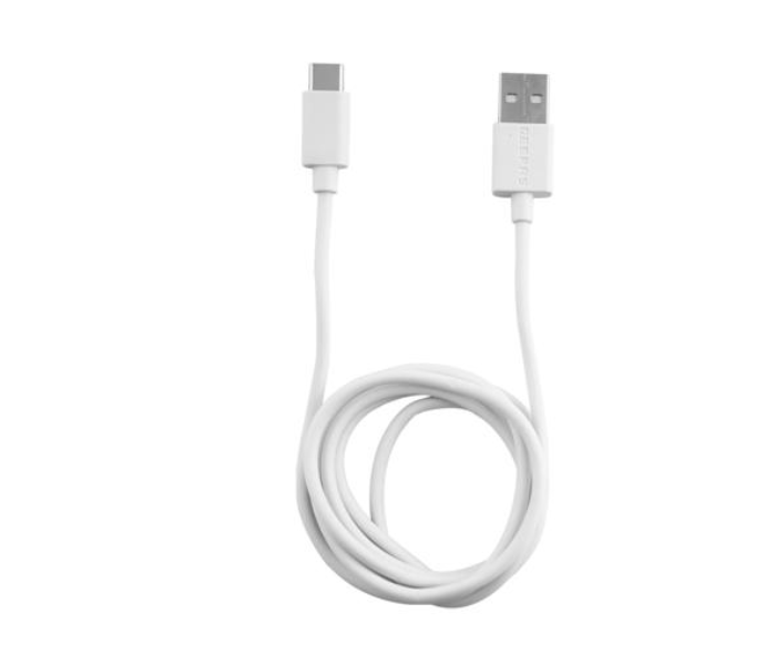 Geepas GCC58027 Type C Cable USB Sync Charge Cable - White - Zoom Image 1