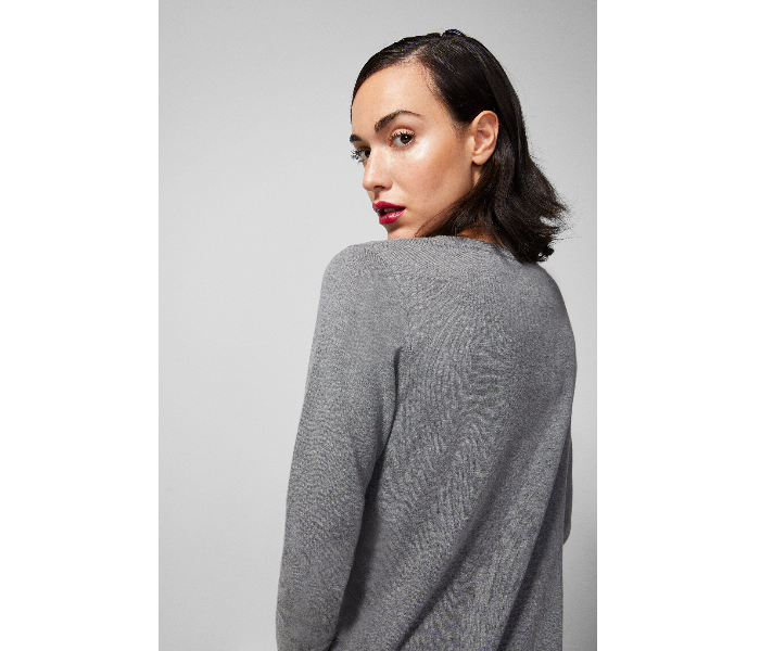 Springfield AW18 Long Sleeve Knitwear Large For Women - Grey - Zoom Image 2