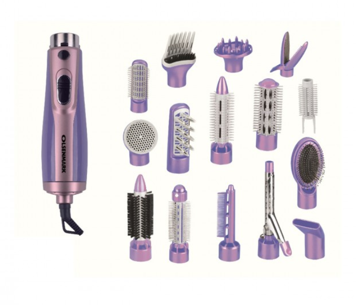 Olsenmark OMH4060 15 in 1 Multi Function Hair Styler - Purple - Zoom Image