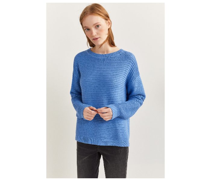 Springfield SS20 Long Sleeve Knitwear Small For Women - Blue - Zoom Image 2