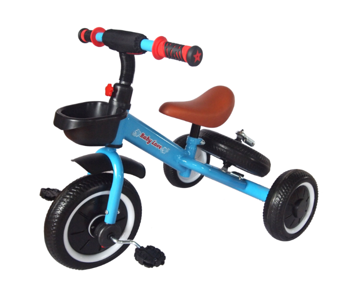 Babylove 25-328B  Baby Love Children Tricycle - Blue - Zoom Image 1