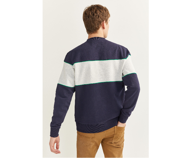 Springfield SS20 Knitwear Sweatshirt Medium - Blue and White - Zoom Image 3