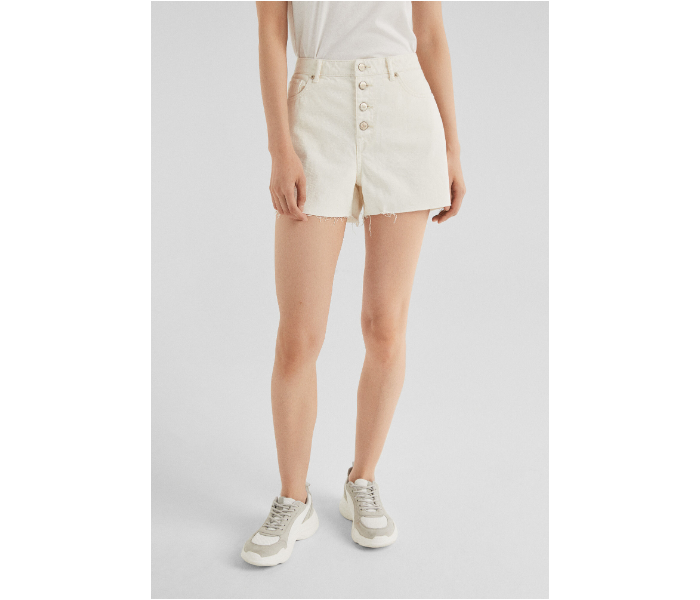 Springfield SS19 Denim Bermuda EU 40 For Women - Cream - Zoom Image 4