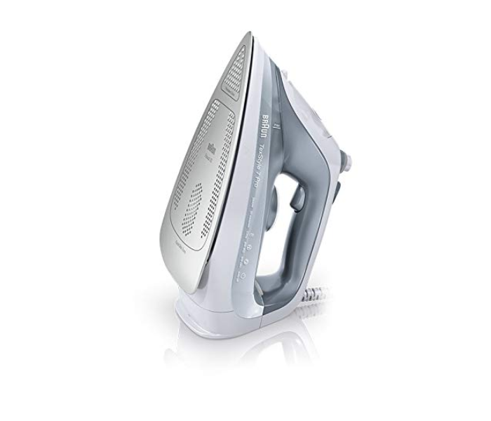 Braun SI7088 TexStyle 7 Steam Iron with 3D Easy Glide Soleplate - Grey and White - Zoom Image 2