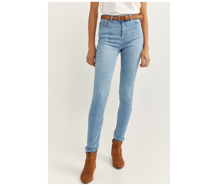 Springfield SS20 High Rise Denim Jeans EU 34 For Women - Sky Blue - Zoom Image 2