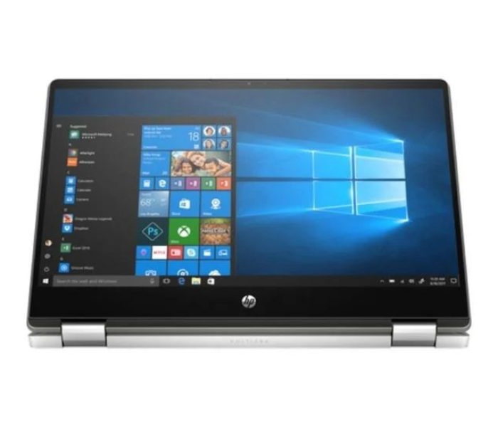 HP Laptop Pavilion 14-DH1025NE X360 4GB RAM 256 SSD 14 Inch Intel i3 Processor Intel UHD Graphics Windows 10 - Silver - Zoom Image 4