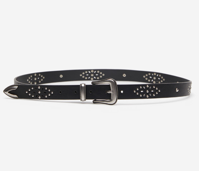 Springfield AW19 Belt 85 For Women - Black and Silver - Zoom Image 1