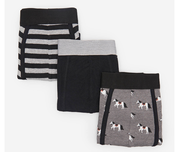 Springfield AW19 Pack of 3 Knitted Boxers And Slips X-Large For Men - Black - Zoom Image 3