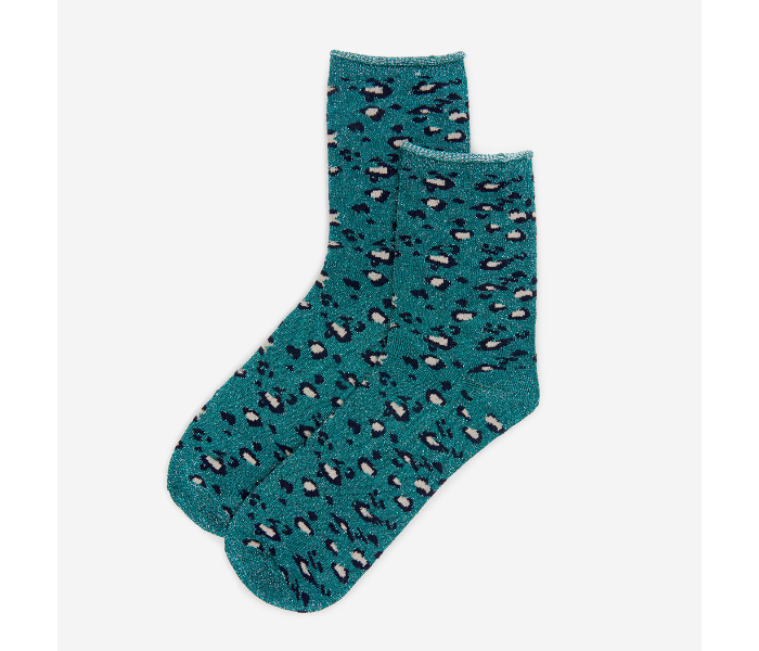 Springfield AW19 Printed Socks EU 39 For Women - Blue - Zoom Image 1