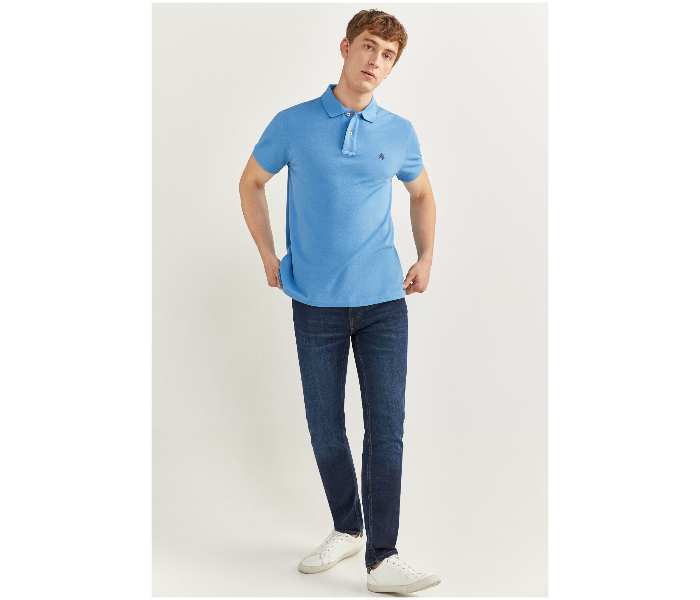 Springfield SS20 Basic Polo T Shirt Extra Large - Light Blue - Zoom Image 2