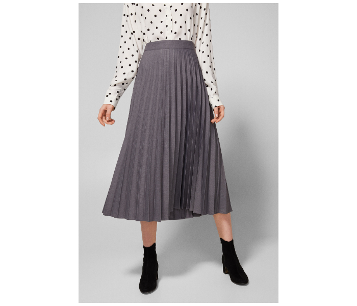 Springfield AW18 Midi Skirt EU 36 For Women - Dark Grey - Zoom Image 2