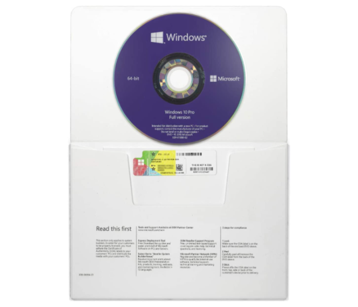 Microsoft Windows 10 home 32-64 bit OEM - Product Digital Key - Zoom Image 2