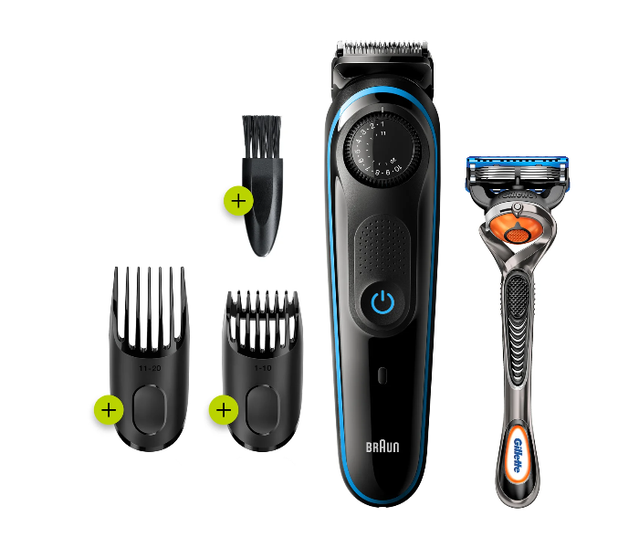 Braun BT3240 Beard Trimmer with Precision Dial - Black - Zoom Image 1