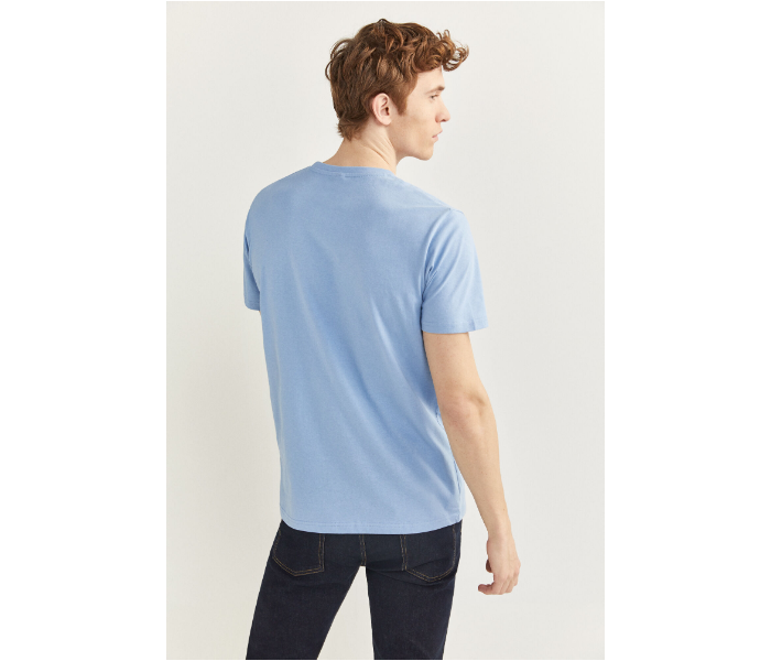 Springfield SS20 Basic T-Shirt Large - Light Blue - Zoom Image 3