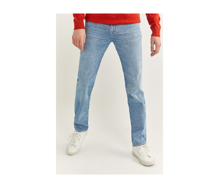 Springfield SS20 Denim Trouser EU 34 For Men - Light Blue - Zoom Image 2