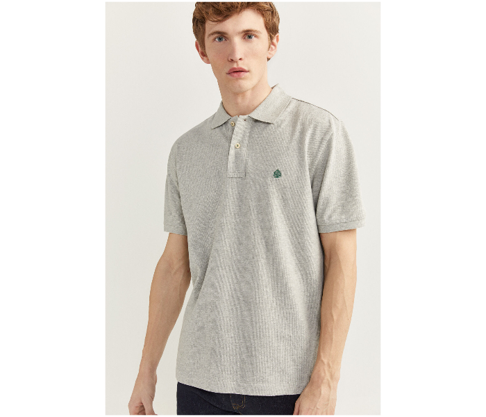 Springfield SS20 Basic Polo T Shirt Large - Grey - Zoom Image 1